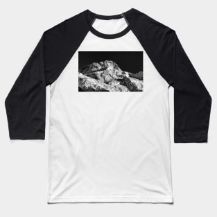 Mt Sefton B&W Baseball T-Shirt